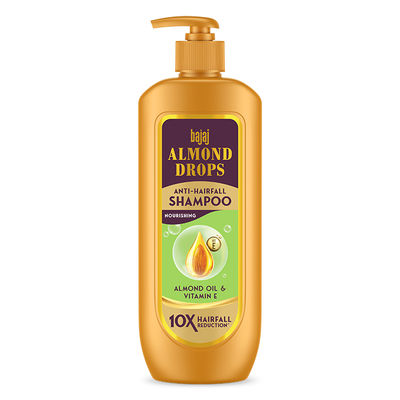 Bajaj Almond Drops Anti Hairfall Shampoo with Almond Oil & Vitamin E for Men and Women