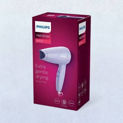 Philips Hair Dryer - Precise drying with narrow concentrator 1000 W ,ThermoProtect Technology HP8144/46