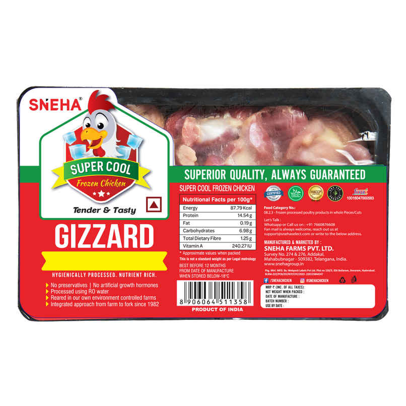 Sneha Supercool Fz Gizzard Sneha Supercool Fz Gizzard