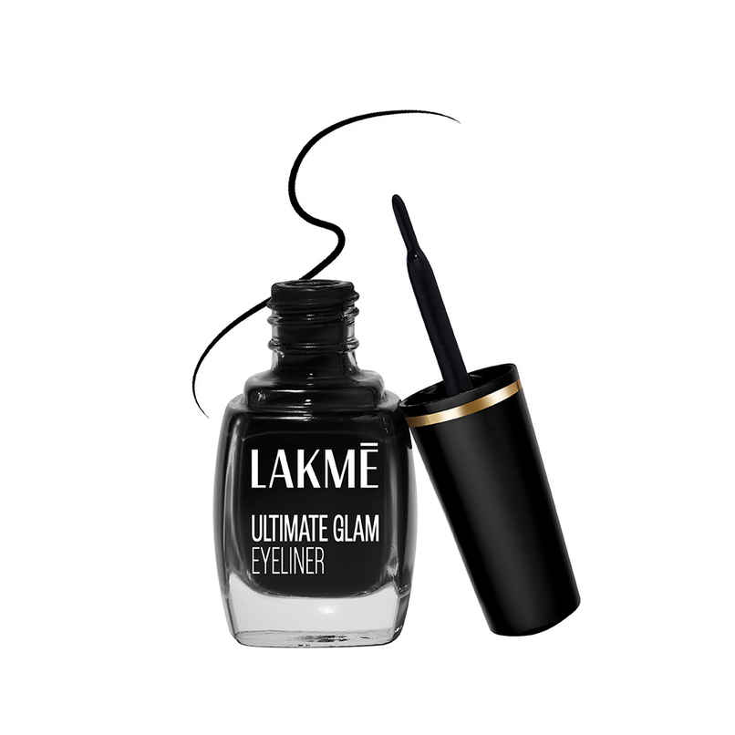 Lakme Ultimate Glam Eye Liner, Semi Matte, Black Lakme Ultimate Glam Eye Liner, Semi Matte, Black