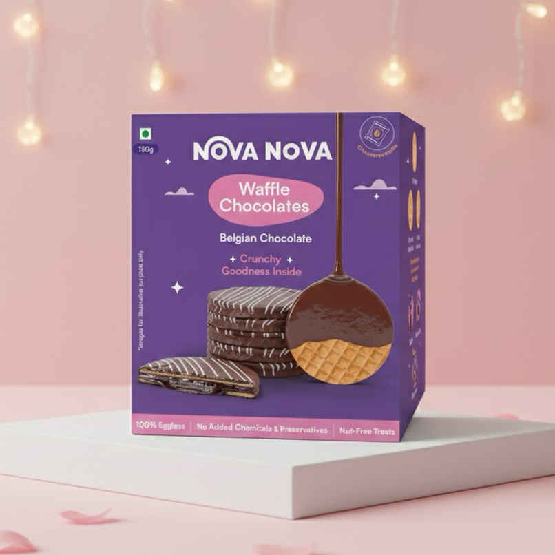 Nova Nova Waffle Chocolates- Belgian Chocolate
