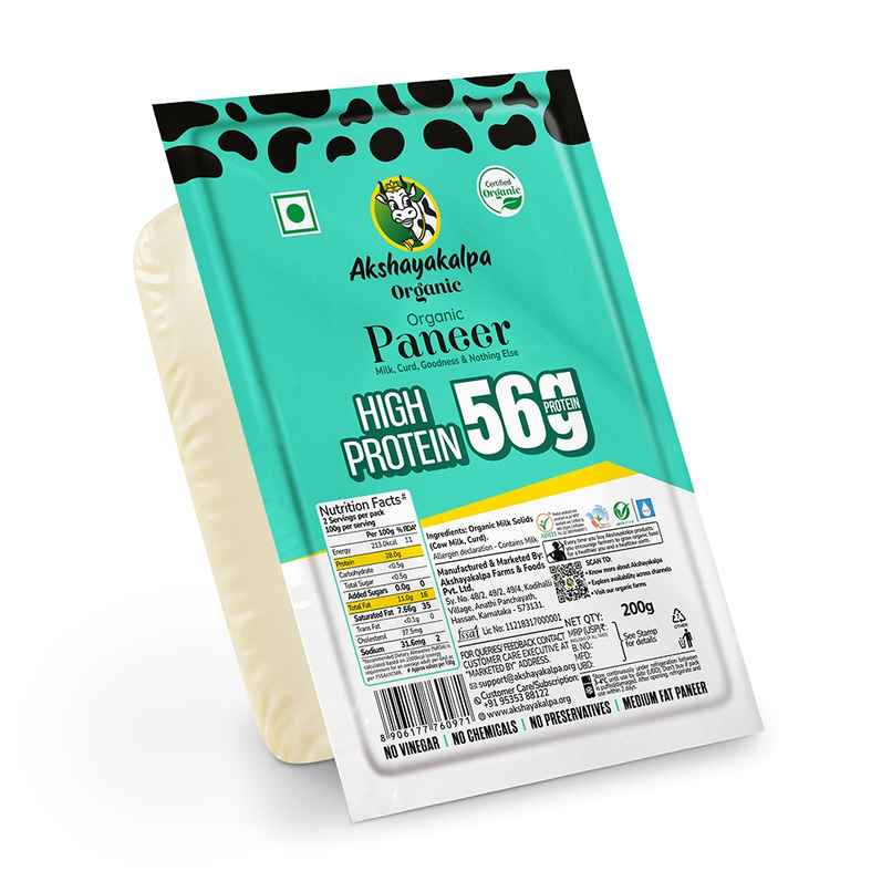 Akshayakalpa Organic High Protein Paneer