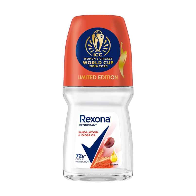 Rexona Antiperspirant Roll-on | Sandalwood & Jojoba Oil, 12-HAS & Glycerin Rexona Antiperspirant Roll-on | Sandalwood & Jojoba Oil, 12-HAS & Glycerin