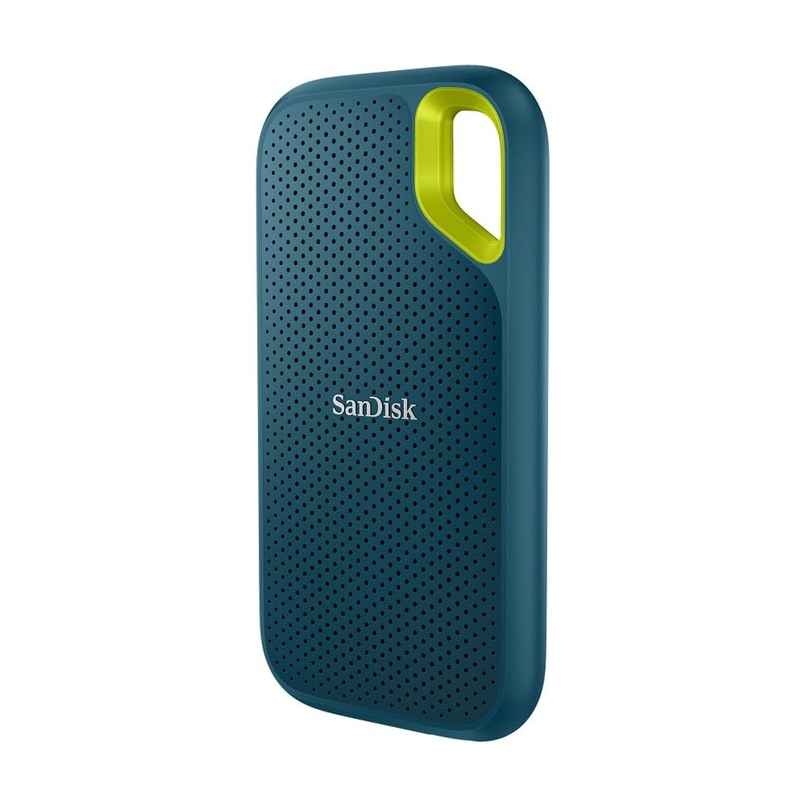 Sandisk Extreme Portable 1TB External SSD, 1050Mb/S R, 1000Mb/S W,, Sky blue Color