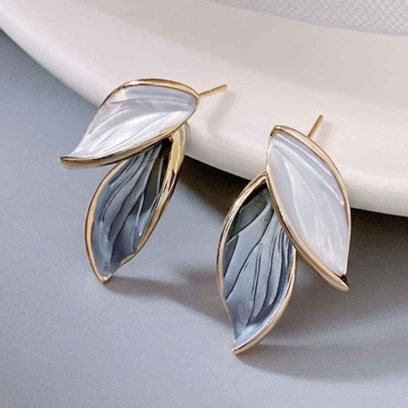 Estailo Fashion Women's Jewellery Earrings White Silver One Size | E0001508