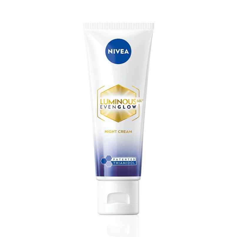 NIVEA Luminous Even Glow Night Cream |Thiamidol & Hyaluronic Acid |Moisturizes & Reduces Dark Spots
