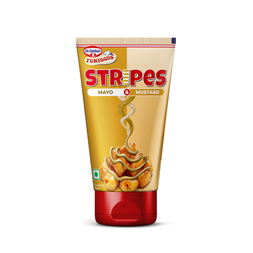 Dr. Oetker Funfoods Stripes - Mayo & Mustard Dr. Oetker Funfoods Stripes - Mayo & Mustard