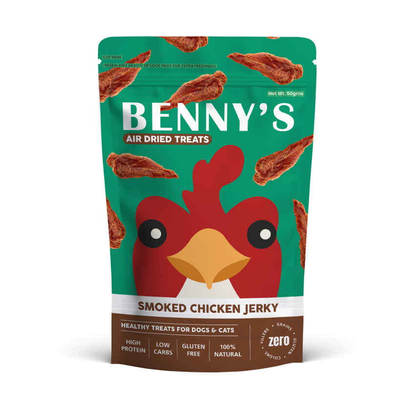 Benny's Bowl Smoked Chicken Jerky Pack Benny's Bowl Smoked Chicken Jerky Pack