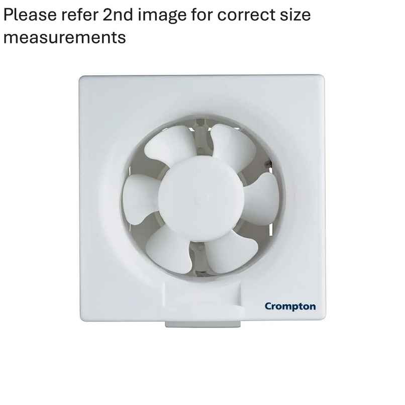 Crompton Brisk Air Neo Exhaust Fan, 200mm/8 inch, for Kitchen, Bathroom and Office, White