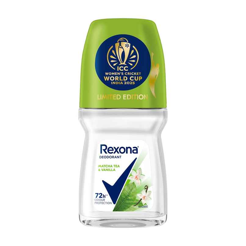 Rexona Antiperspirant Roll-On | Matcha Tea & Vanilla, 12-HSA & Glycerin Rexona Antiperspirant Roll-On | Matcha Tea & Vanilla, 12-HSA & Glycerin