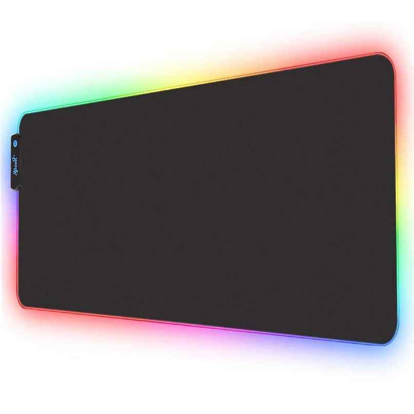 Hashwow Rgb Gaming Mouse Pad With 14 Led Modes,Non-Slip Rubber Base For Gaming Keyboard And Mouse