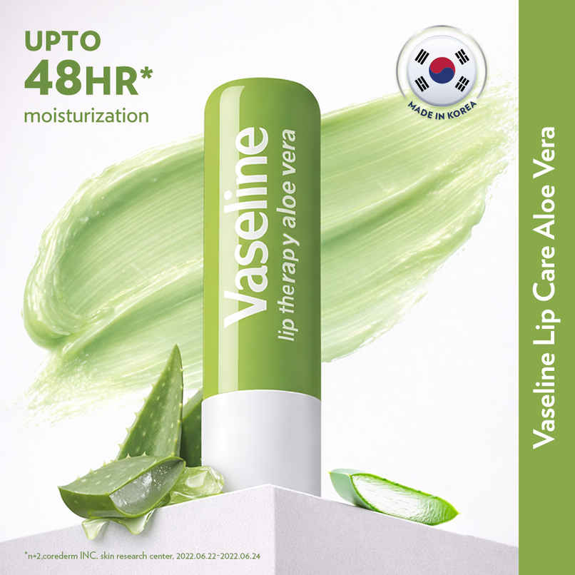 Vaseline Lip Care Aloe Vera Lip Balm with Aloe Extract & Petroleum Jelly Vaseline Lip Care Aloe Vera Lip Balm with Aloe Extract & Petroleum Jelly