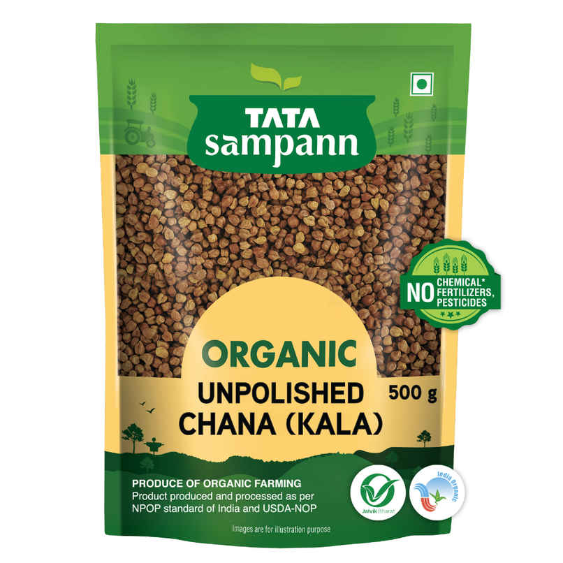 Tata Sampann Organic Unpolished Brown (Kala) Chana