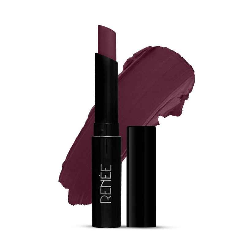 Renee Very Matte Lipstick- Plum | Matte Finish & Bold Colour