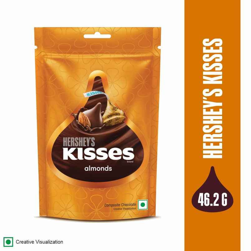 Hersheys Kisses almond Packs