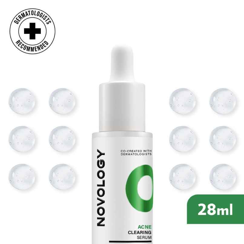 Novology Acne Serum | Face Serum For Acne | Whiteheads | Non-Sticky | Non-Comedogenic Formula