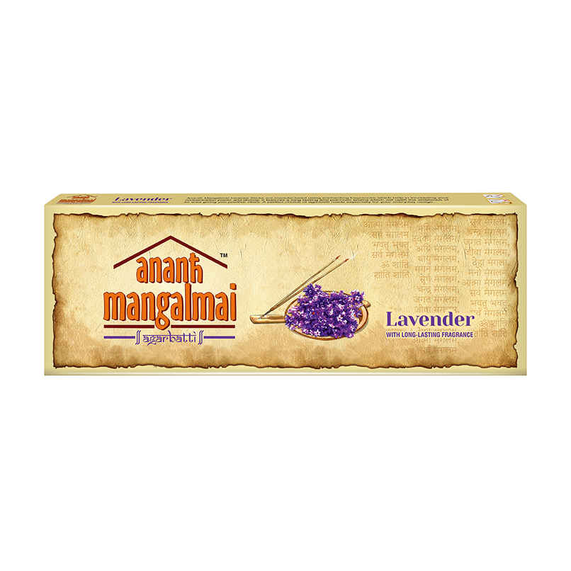 Ananth Mangalmai Lavender Agarbatti Incense Stick for Pooja, Worship, Prayer & Fragrance