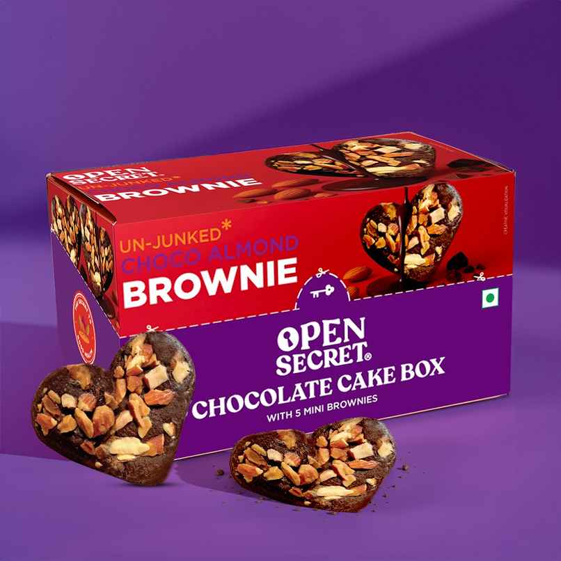 Open Secret Valentine Chocolate Cake Box | Zero Maida, Zero Refined Sugar