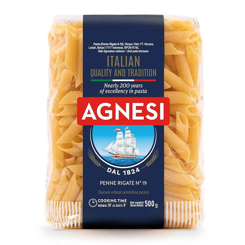 Agnesi Penne Rigate Pasta N 19 Agnesi Penne Rigate Pasta N 19