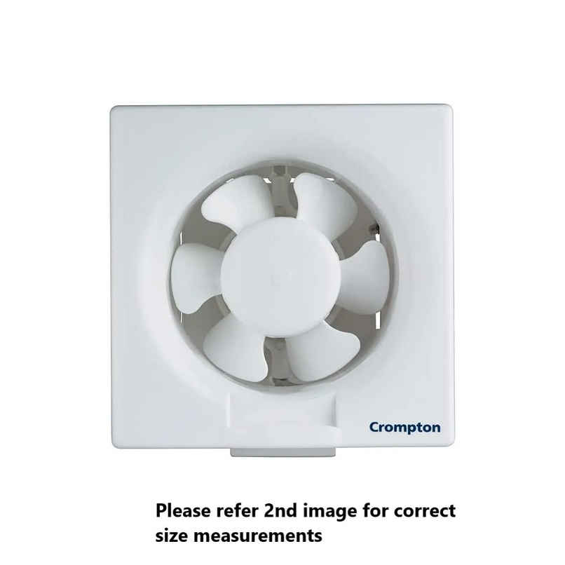 Crompton Brisk Air Neo Exhaust Fan, 250mm/10 inch, for Kitchen, Bathroom and Office, White