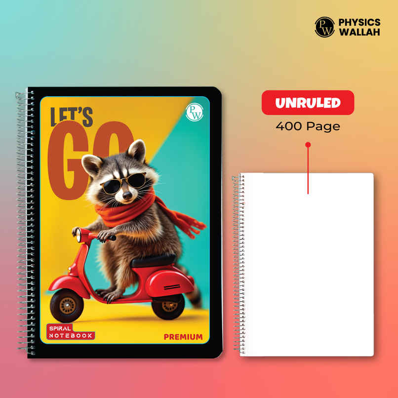 400 Pages A4 Unruled Spiral Notebook | Strong Plastic Spiral Cover 400 Pages A4 Unruled Spiral Notebook | Strong Plastic Spiral Cover