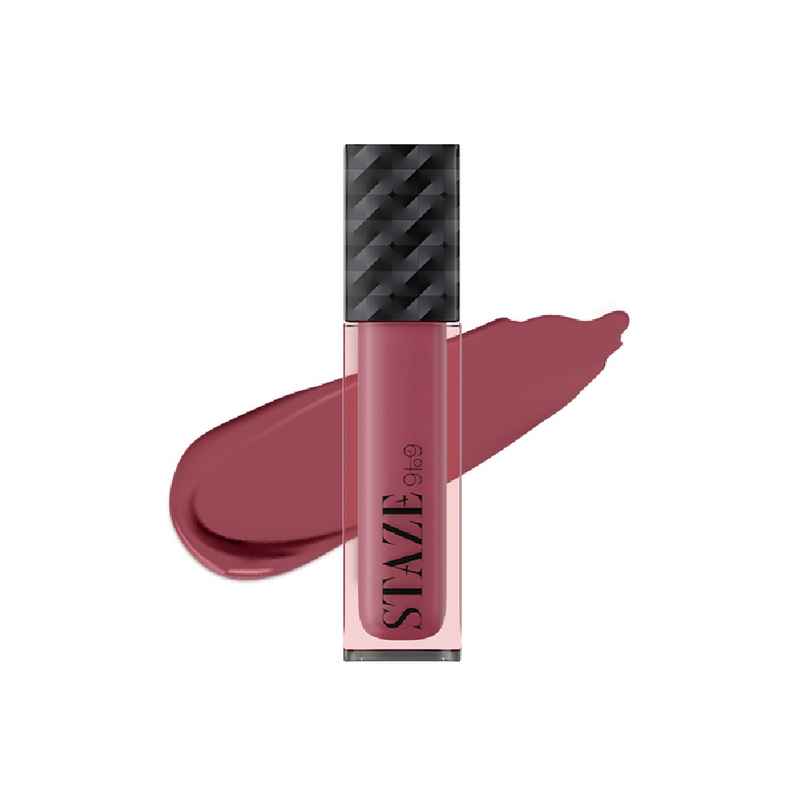 Staze Transfer Proof Matte Liquid Lipstick | 02 Pink Mood On Staze Transfer Proof Matte Liquid Lipstick | 02 Pink Mood On