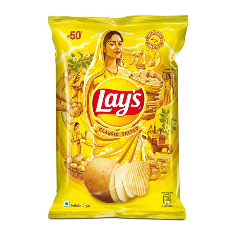 Lay's Classic Salted Potato Chips | Crispy & Salty