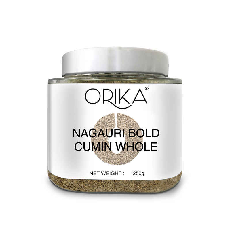 Orika Nagauri Cumin Whole | Sabut Jeera Jar Orika Nagauri Cumin Whole | Sabut Jeera Jar