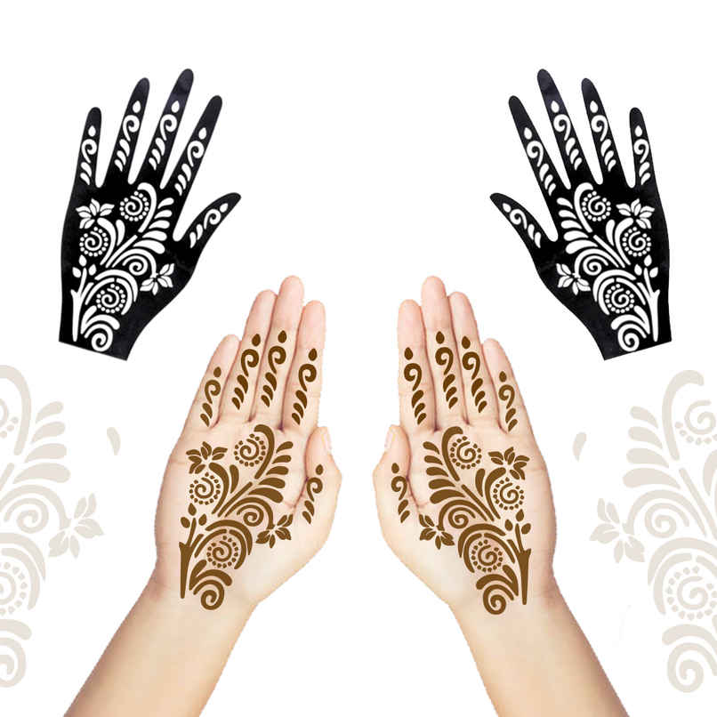 Mehendi Stencil | Assorted Design | Se7en