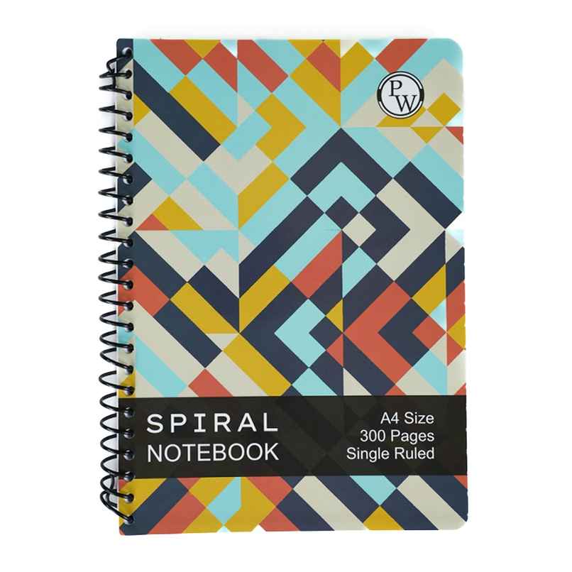 Physics Wallah Spiral Notebook | 300 Pages | Ruled