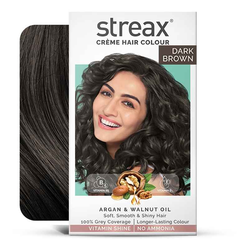 Streax Cream Hair Colour Dark Brown