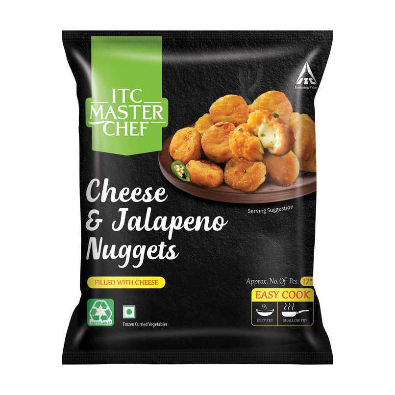 ITC Master Chef Frozen Cheese And Jalapeno Nuggets