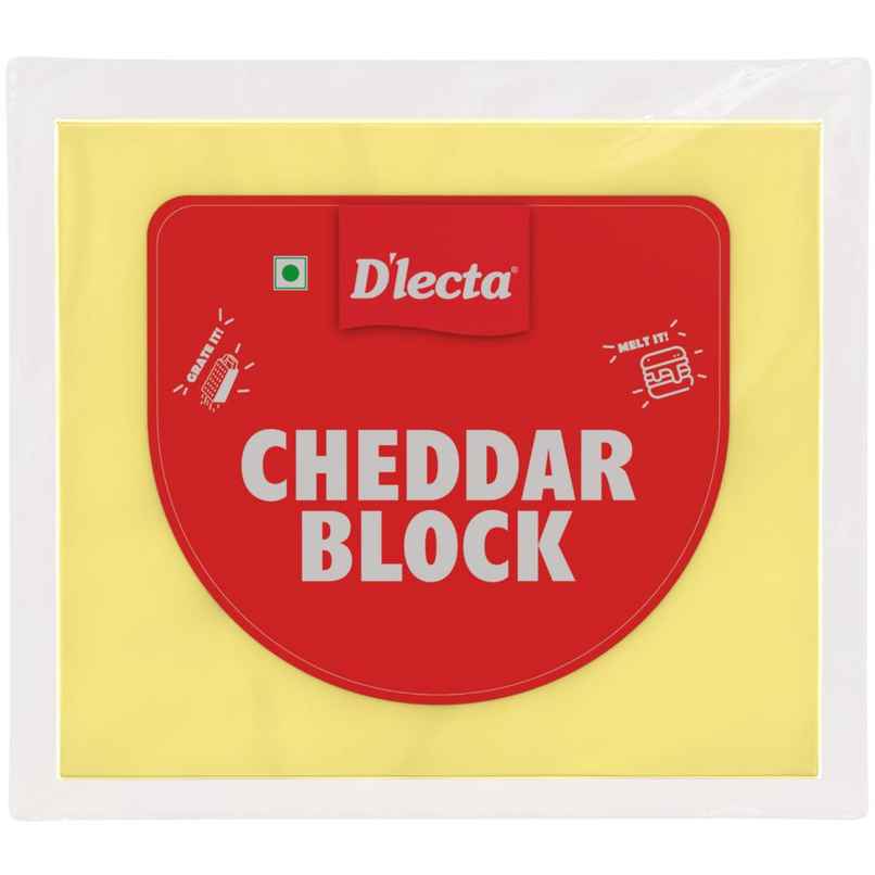 D'lecta 100% Cheddar Cheese Blocks D'lecta 100% Cheddar Cheese Blocks