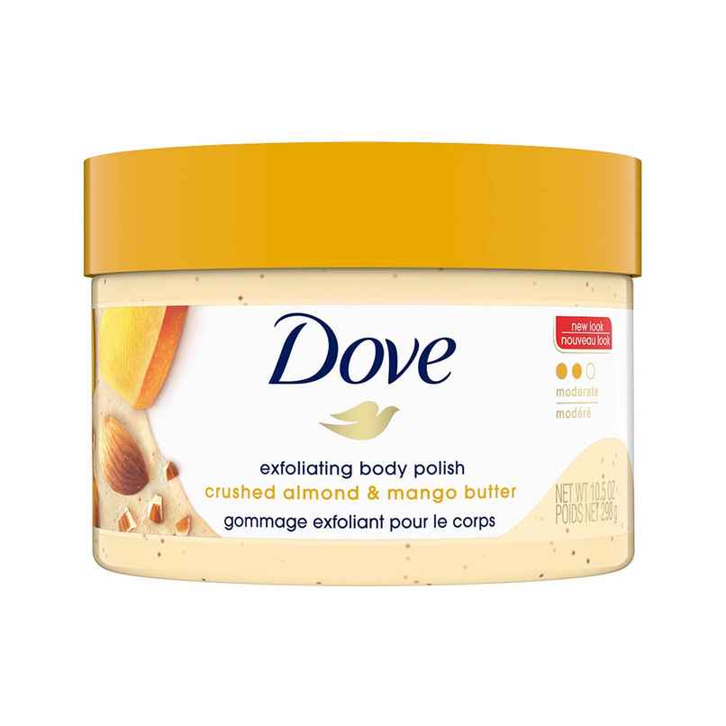 Dove Body Polish Scrub | Almond & Mango Butter | For Dry Skin | Get Soft & Smooth Skin