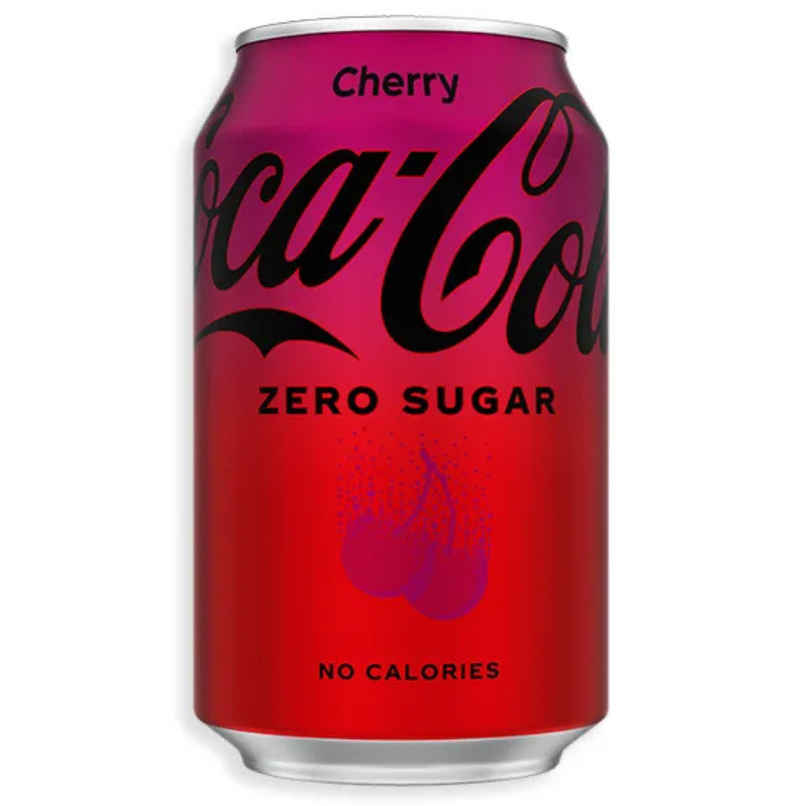Coca-Cola Cherry Zero Sugar Soft Drink Can