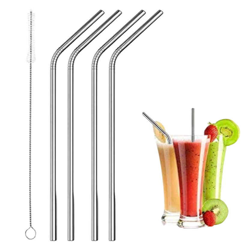Se7en Steel Straws With Cleaner