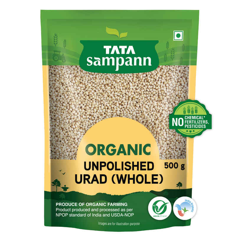 Tata Sampann Organic Unpolished Urad Whole Dal Tata Sampann Organic Unpolished Urad Whole Dal