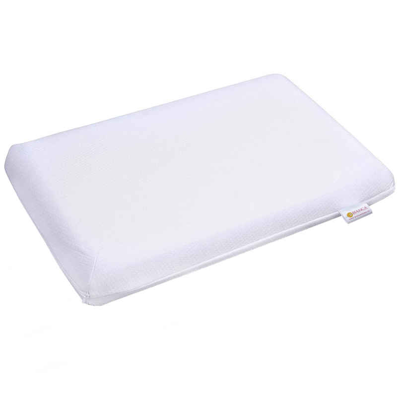 BIANCA Orthopedic Memory Foam Pillow With Bamboo Fabric Removable Zipper Cover | White - 18 X 27 BIANCA Orthopedic Memory Foam Pillow With Bamboo Fabric Removable Zipper Cover | White - 18 X 27