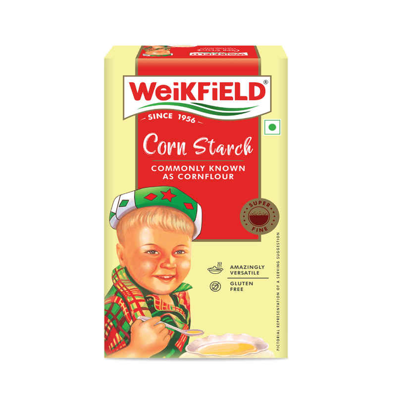Weikfield Corn Starch Powder| Gluten-Free Cornflour for Baking| Perfect Thickening