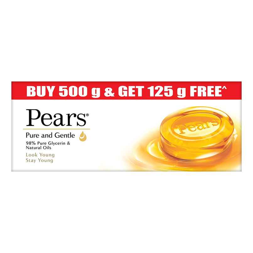 Pears Moisturising Bathing Bar Soap with Glycerine Pure & Gentle - For Golden Glow