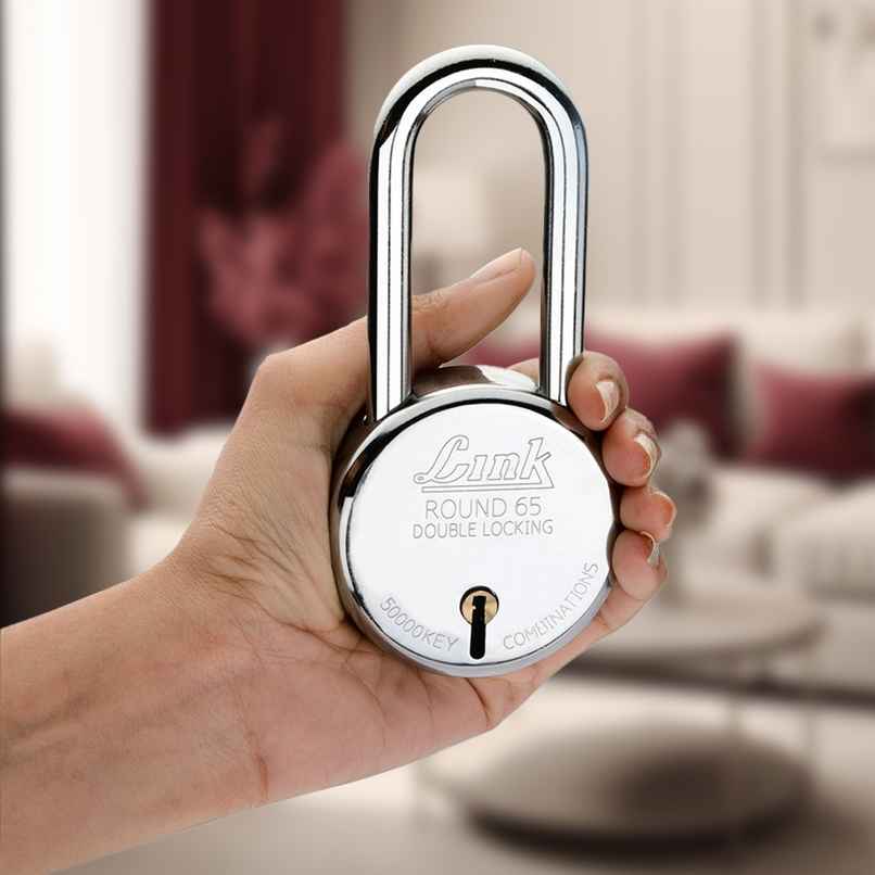 Link stainless steel Round 65 LS mm padlock Link stainless steel Round 65 LS mm padlock