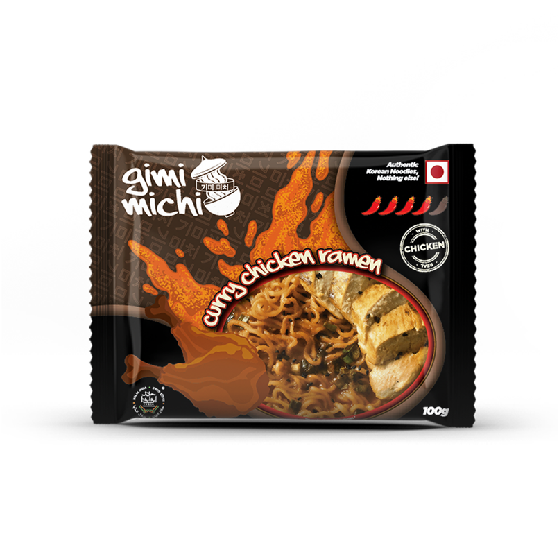 Gimi Michi Curry Chicken Ramen Instant Noodles