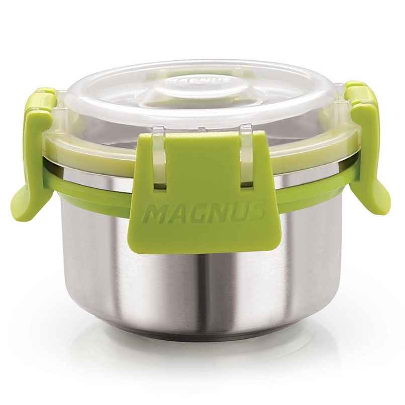 Magnus Klip Lock Stainless Steel Container- 100 ml Magnus Klip Lock Stainless Steel Container- 100 ml