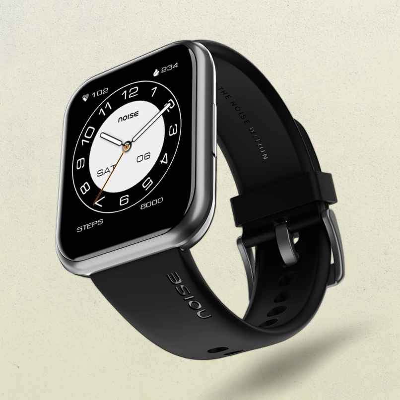 Noise ColorFit Ultra Buzz Smartwatch with Bluetooth Calling | 1.75" HD Display | 100+ Sports Mode - Charcoal Black