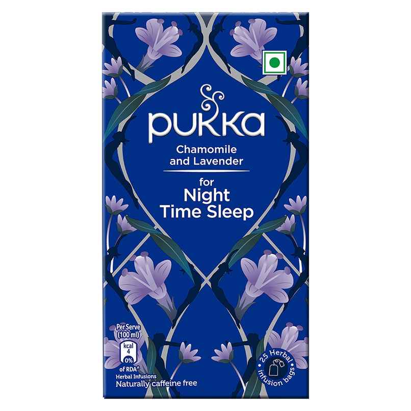 Pukka Chamomile and Lavender for Night Time Sleep I Herbal Infusions