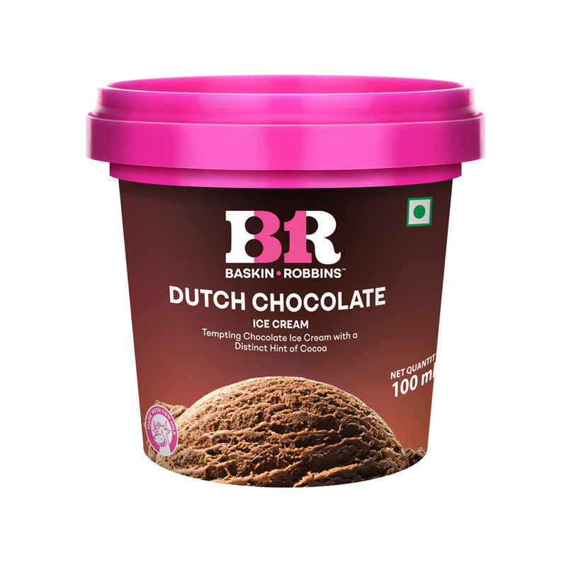 Baskin Robbins Dutch Chocolate Ice Cream Cup Baskin Robbins Dutch Chocolate Ice Cream Cup