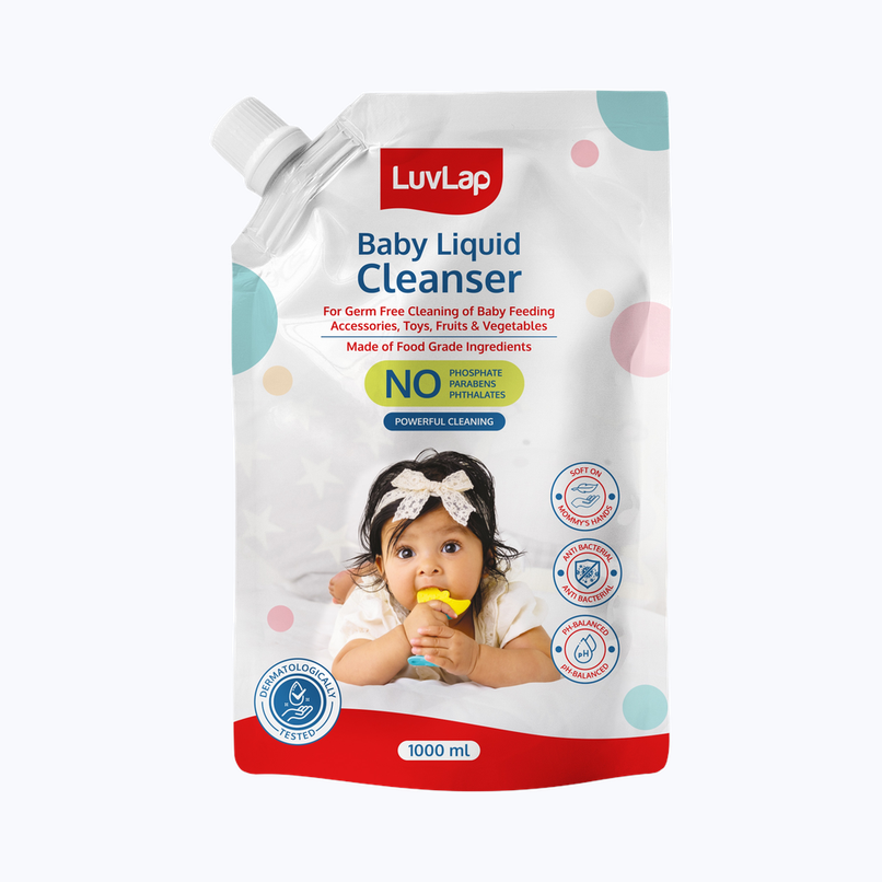 LuvLap Baby Liquid Cleanser Refill pack- 1000ml, Kills 99.9% Germs, No harsh chemicals LuvLap Baby Liquid Cleanser Refill pack- 1000ml, Kills 99.9% Germs, No harsh chemicals