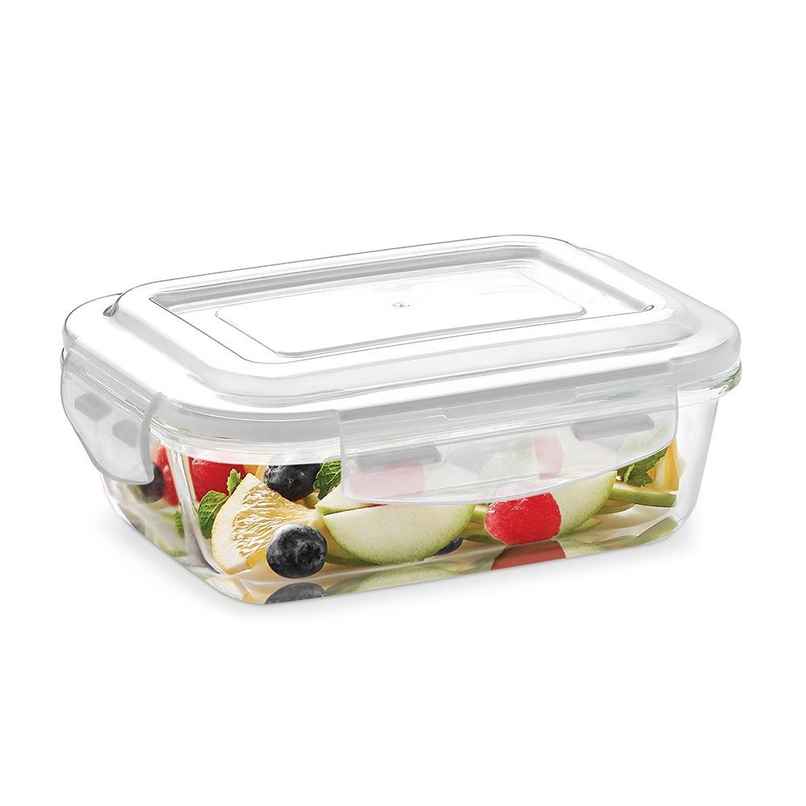 Borosil Klip N Store Storage Container With Airtight Lid (370 ml) | Borosilicate Glass Borosil Klip N Store Storage Container With Airtight Lid (370 ml) | Borosilicate Glass