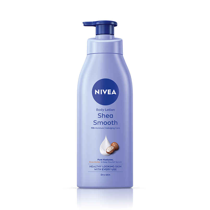 NIVEA Shea Smooth Body Lotion |48 H Moisturization|With Deep Moisture Serum | For Dry Skin