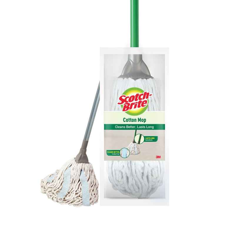 Scotch-Brite Cotton Mop With Telescopic Handle Scotch-Brite Cotton Mop With Telescopic Handle